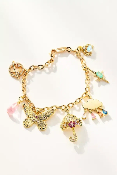 Boxbar Mother Nature Charm Bracelet In Gold