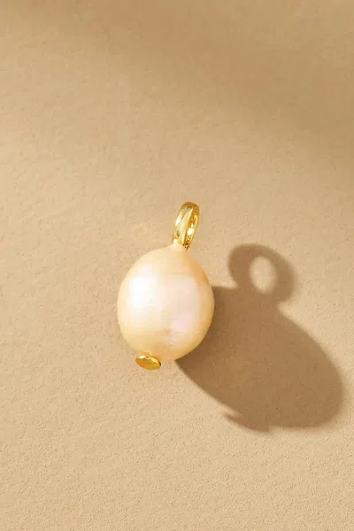 Boxbar Pink Freshwater Pearl Charm In Gold