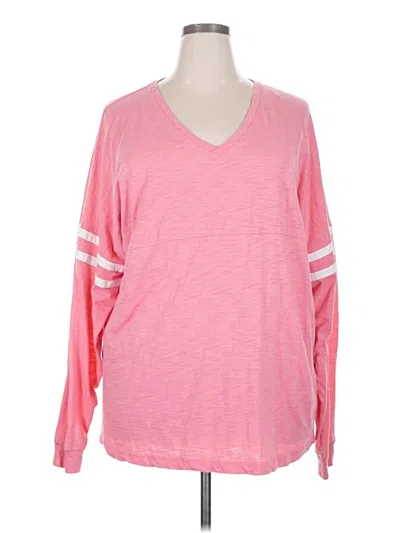 Pre-owned Boxercraft 3/4 Sleeve T-shirt In Pink