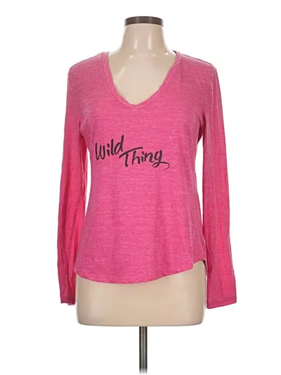 Pre-owned Boxercraft Long Sleeve T-shirt In Pink