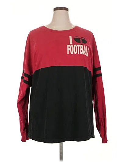Pre-owned Boxercraft Long Sleeve T-shirt In Red
