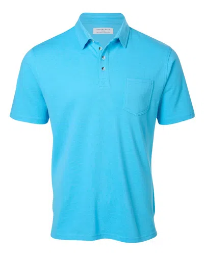 Boxercraft Pique Polo In Blue