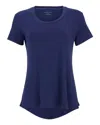 Boxercraft Women's Bamboo Scoop Neck T-shirt In Blue