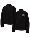 Boxercraft Black Ohio State Buckeyes Everest Half-zip Top In Black