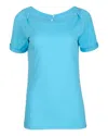 Boxercraft Women's Carefree T-shirt In Blue