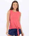 Boxercraft Women's Knot Front T-shirt In Multi