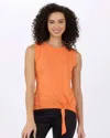 Boxercraft Women's Knot Front T-shirt In Orange