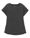 Boxercraft Women's Vintage Cuff T-shirt In Black