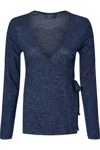 Boxercraft Women´s Cuddle Wrap Top In Blue