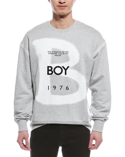 Boy London B Is For Boy Crewneck Sweatshirt In Grey