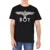 Boy London Metallic Logo-print Cotton-jersey T-shirt In Black