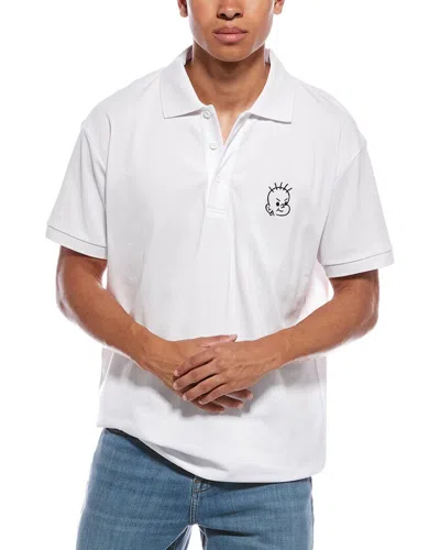 Boy London Doodle Boy Classic Polo Shirt In White