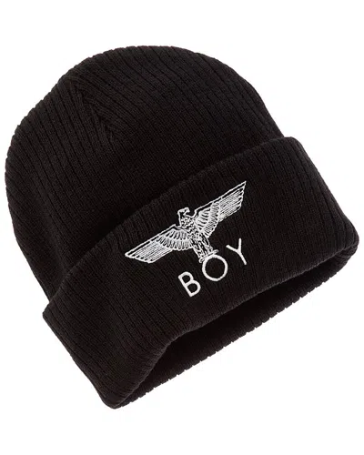 Boy London Eagle Beanie In Black