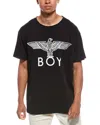 Boy London Metallic Logo-print Cotton-jersey T-shirt In Black