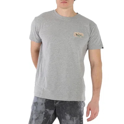 Boy London Grey Boy Haze Cotton T-shirt In Gray