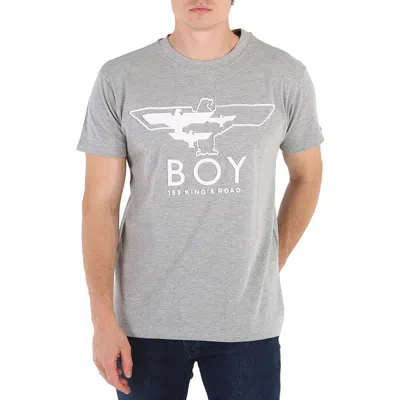 Boy London Grey Cotton Boy Myriad Eagle T-shirt In Gray