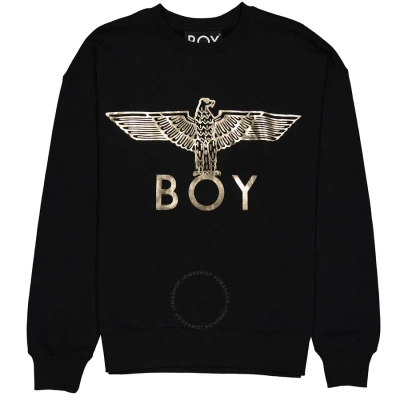 Boy London Men's Black / Gold Boy Eagle Sweatshirt In Black/gold