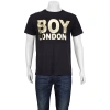 BOY LONDON BOY LONDON MEN'S BLACK / GOLD BOY LONDON TEE