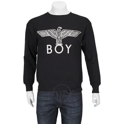 Boy London Men's Black / White Long Sleeve Boy Eagle Sweatshirt In Black/white
