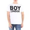 Boy London Men's White Black  Tee In White