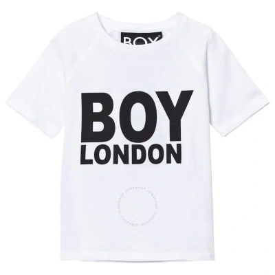 Boy London Men's White Black  Tee