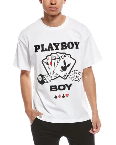 Boy London Playboy X Boy T-shirt In White