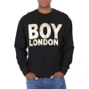 Boy London Reflective Cotton Sweatshirt In Black