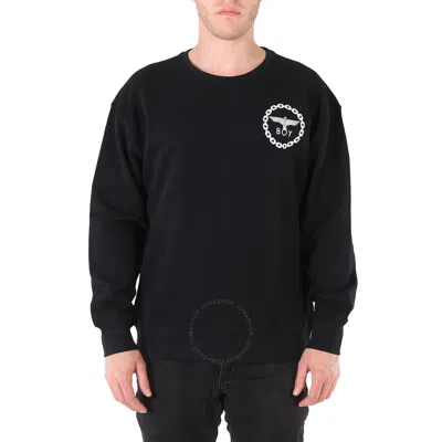 Boy London Tape Eagle Backprint Sweatshirt In Black