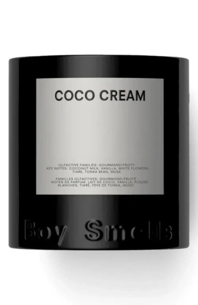 Boy Smells Coco Cream Candle In Black