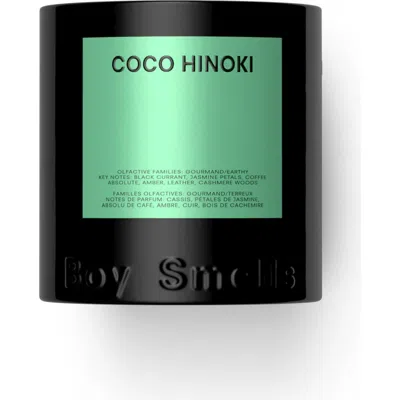 Boy Smells Coco Hinoki Candle In Black