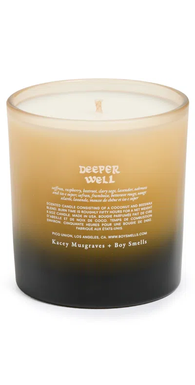 Boy Smells Deeper Well Candle Deeper Well In Brown