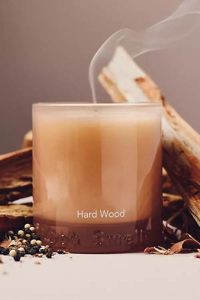 Boy Smells Hard Wood Boxed Glass Candle In Brown