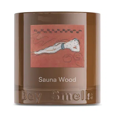 Boy Smells Sauna Wood Standard Candle, 8.5 Oz. In Brown