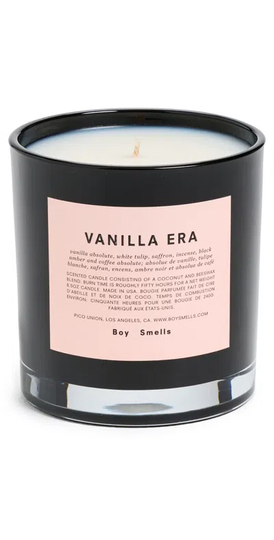 Boy Smells Vanilla Era Candle Vanilla Era In Black