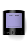 Boy Smells Violet Ends Candle In Purple