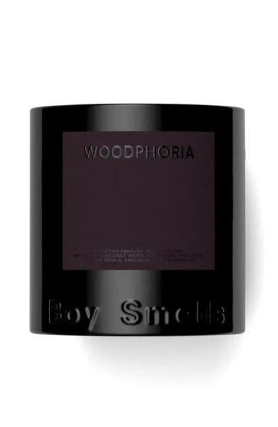 Boy Smells Woodphoria Candle In Black