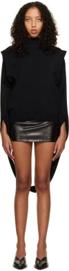 Boyarovskaya Black Loop Turtleneck In Black