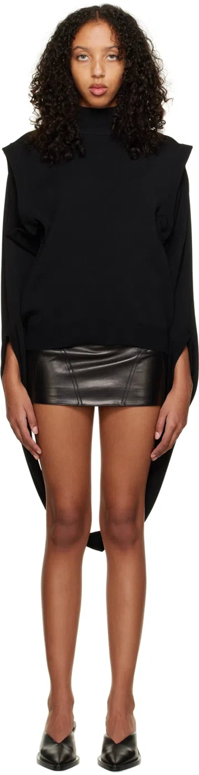 Boyarovskaya Black Loop Turtleneck