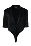 Boyarovskaya Body Art Jacket In Black In Black