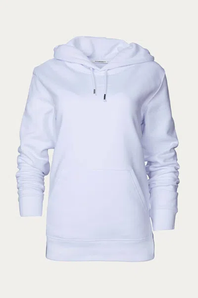 Boyarovskaya Boy Hoodie In White In Purple