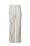 Boyarovskaya Cutlith Pant In Ecru In Multi