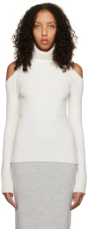 Boyarovskaya Off-white Labelsn Turtleneck In White