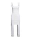 Boyarovskaya Woman Mini Dress White Size L Viscose, Polyester In White