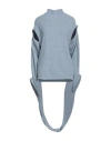 Boyarovskaya Woman Turtleneck Pastel Blue Size M Wool, Polyamide, Elastane In Blue
