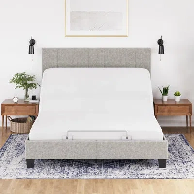 Boyd Sleep Adjusta-flex 100 Power Adjustable Head Lift Bed Recliner Base-  Collection In Silver