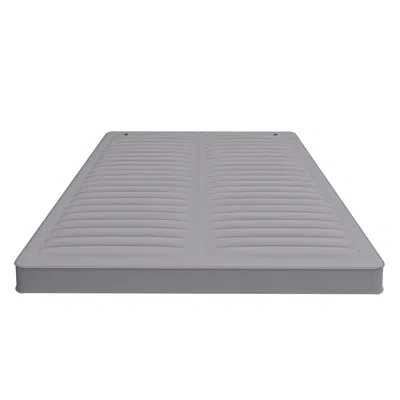 Boyd Sleep Topaire Supreme Dual Adjustable Inflatable 4”mattress Topper, In Gray