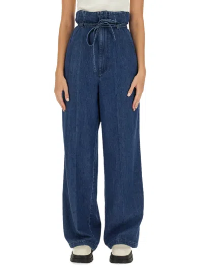 Boyish Cotton Denim Palazzo Pants
