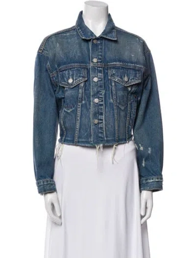 Pre-owned Boyish Denim Jacket In Blue