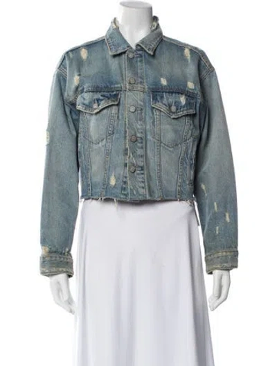 Pre-owned Boyish Denim Jacket In Blue