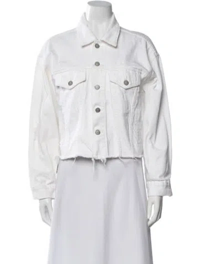 Pre-owned Boyish Denim Jacket In White